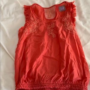 Free People Coral Top